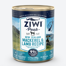 Load image into Gallery viewer, ZIWI PEAK Wet Mackerel &amp; Lamb Recipe Dog Food 390g
