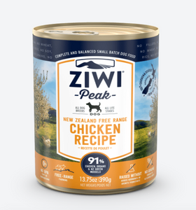 ZIWI PEAK Wet Free-Range Chicken Recipe Dog Food 390g