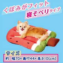 Load image into Gallery viewer, PETIO Summer Watermelon Ice Cream Cooling Pet Bed
