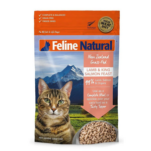 K9 FELINE NATURAL Lamb and King Salmon Freeze Dried Cat Food