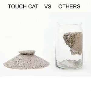 TOUCHCAT Clumping Mineral Broken Bentonite Cat Litter 4.55kg