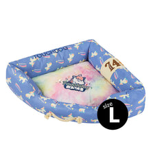 Load image into Gallery viewer, TOUCHDOG The Song Of Unicorn Premium Designer Triangle Dog Bed
