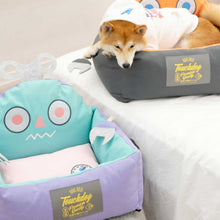 將圖片載入圖庫檢視器 TOUCHDOG Robot Premium Designer Rectangular Dog Bed
