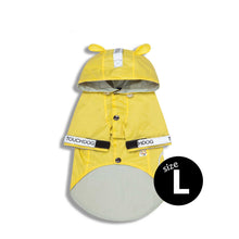 將圖片載入圖庫檢視器 TOUCHDOG Moster Fashion Waterproof Dog Raincoat Yellow
