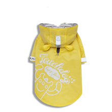 將圖片載入圖庫檢視器 TOUCHDOG Moster Fashion Waterproof Dog Raincoat Yellow
