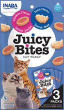 Load image into Gallery viewer, INABA CIAO Juicy Bites Cat Treats Tuna &amp; Chicken
