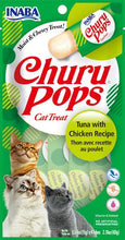 Load image into Gallery viewer, INABA CIAO Churu Pops Tuna with Chicken
