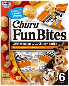 INABA CIAO Dog Churu Fun Bites Chicken Recipe Wraps Chicken Recipe