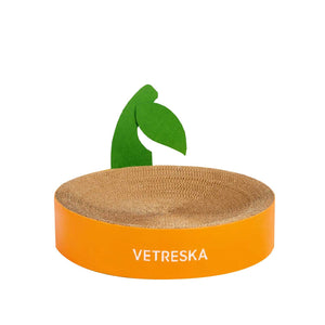 VETRESKA Orange Fruity Cat Scratching Box
