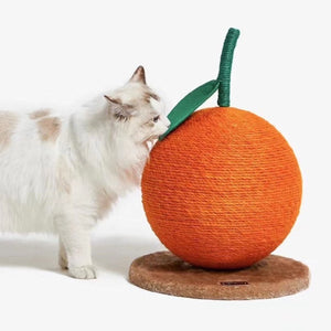 VETRESKA Orange Fruity Cat Scratching Ball