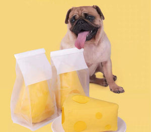 PURLAB Cheese Dog Toy