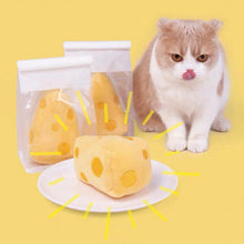 Load image into Gallery viewer, PURLAB Cheese Cat Toy With Catnips
