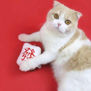 PURLAB Mahjong Cat Toy With Catnips