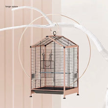 Load image into Gallery viewer, POPOCOLA Aluminum Modern Bird Cage Pink
