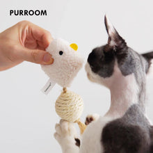 將圖片載入圖庫檢視器 PURROOM Chick Sisal Rope Ball Pet Toy
