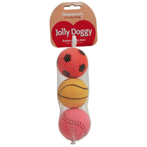 ROSEWOOD 3pk Rubber Balls Dog Toy