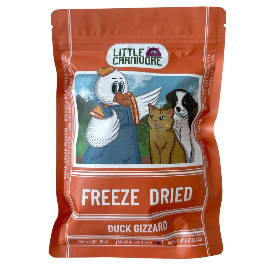 LITTLE CARNIVORE Freeze Dried Duck Gizzard