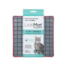 Load image into Gallery viewer, LICKIMAT Playdate Tuff Series Slow Eating Feeding Mat For Cats
