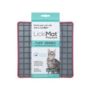 LICKIMAT Playdate Tuff Series Slow Eating Feeding Mat For Cats