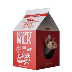MISSPET Cat Milk Box Scratcher
