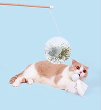 Load image into Gallery viewer, PURLAB Sunny Doll Cat Teaser Toy With Catnips
