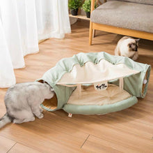 Load image into Gallery viewer, FLUFFURRY Cat Tunnel With Bed
