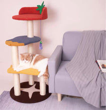 Load image into Gallery viewer, PURLAB Veggies Wooden Cat Tree
